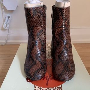 Jeffrey Campbell Snakeskin Booties